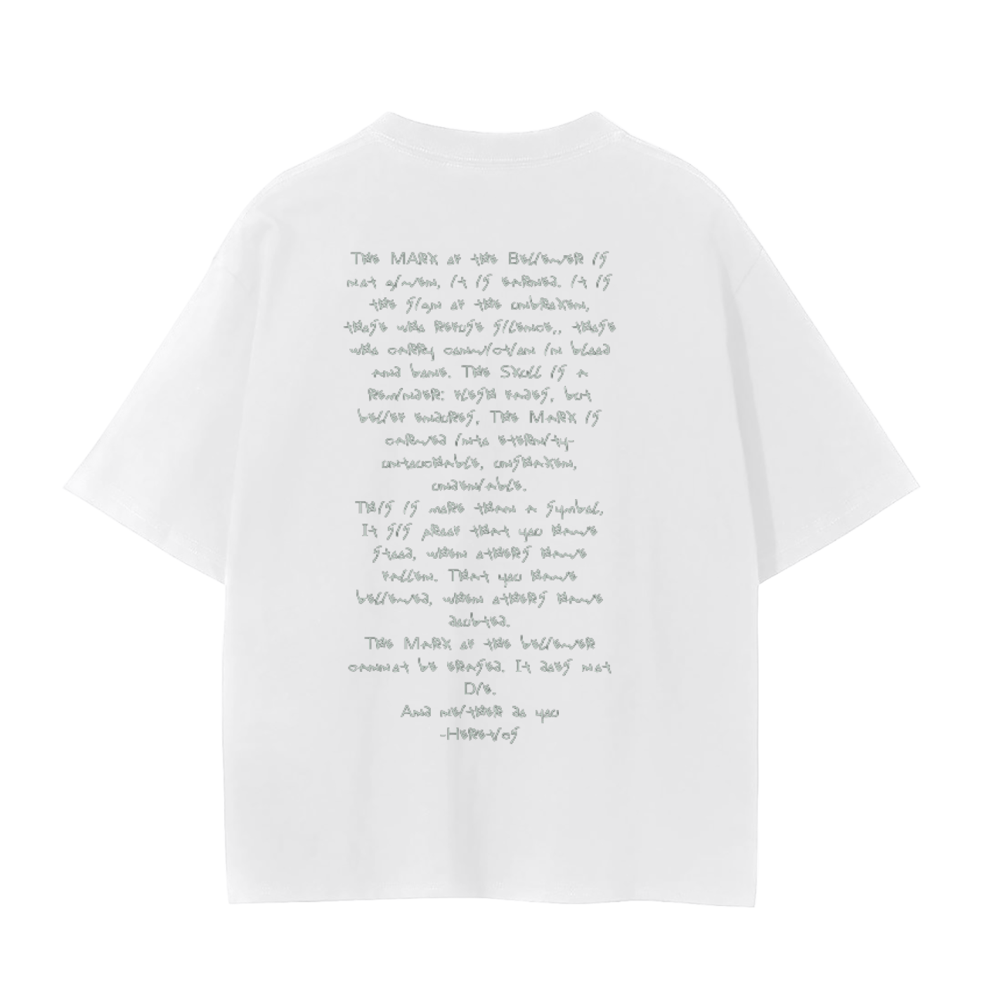 Mark of the Believer Unisex Seamless T-Shirt by Shop FNDMNTLS - Tshirts, 100% Cotton, Armor of God