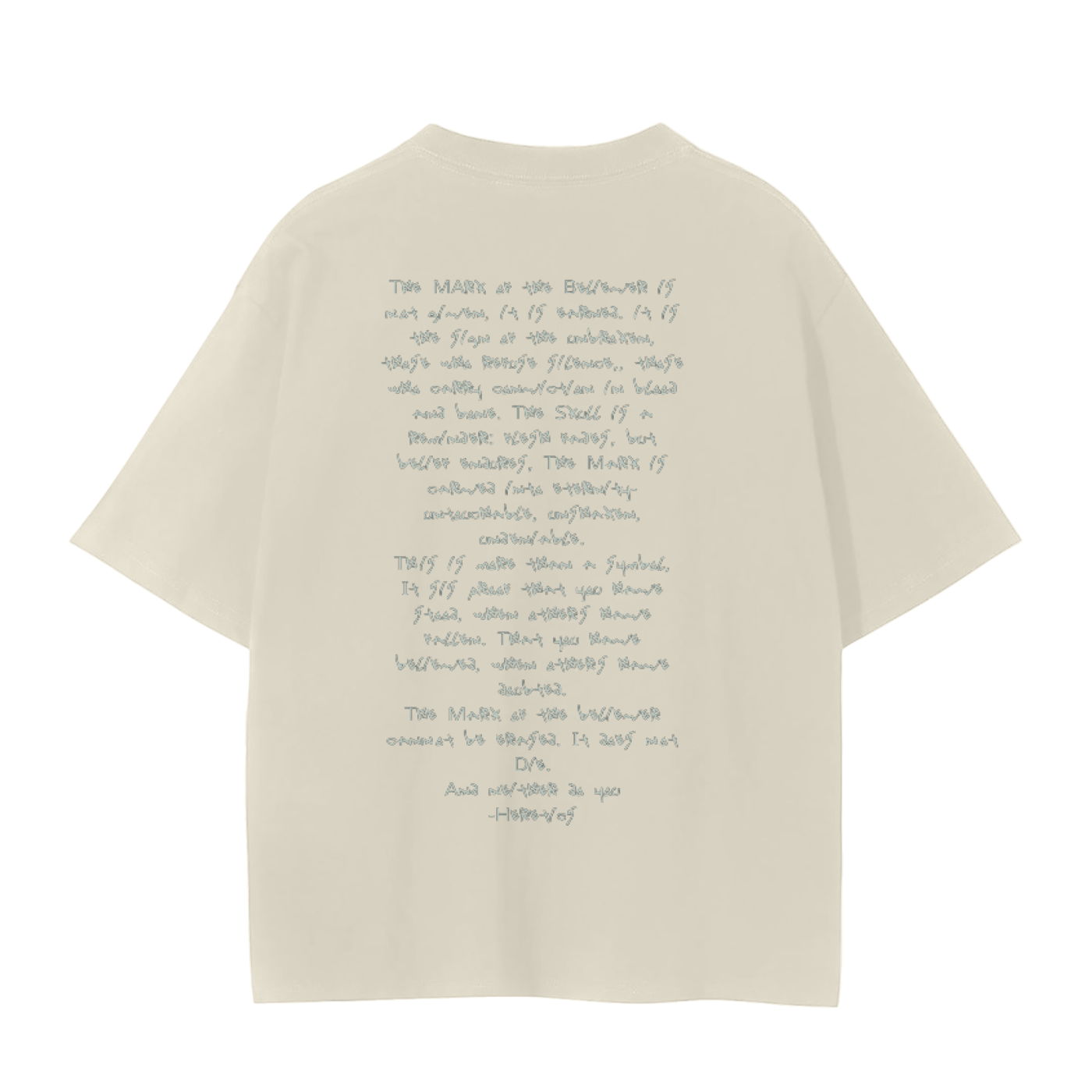 Mark of the Believer Unisex Seamless T-Shirt by Shop FNDMNTLS - Tshirts, 100% Cotton, Armor of God