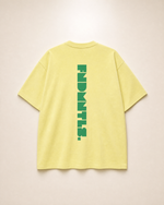 Green Logo Heavyweight Essential Tee | FNDMNTLS