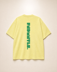 Green Logo Heavyweight Essential Tee | FNDMNTLS
