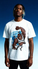 Shaq Attack Cotton T-Shirt: Comfort & Style Essential by Shop FNDMNTLS - Tshirts, Casual Streetwear, casual wear
