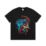 Shaq Attack Cotton T-Shirt: Comfort & Style Essential by Shop FNDMNTLS - Tshirts, Casual Streetwear, casual wear