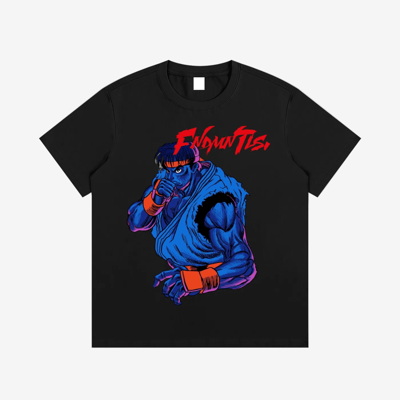 Street Fighter Essential Cotton T-Shirt by Shop FNDMNTLS - Tshirts, 100% Cotton, Casual Streetwear
