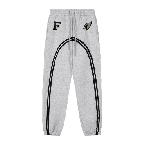 Sun Fade Contrast Tape Fleece Jogged Sweatpants by Shop FNDMNTLS - bottoms, 332 gsm, athleisure