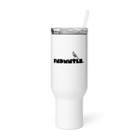 Travel Mug with handle : Keep your drinks handy on the go! by Shop FNDMNTLS - travel mug, dishwasher safe mug, FNDMNTLS