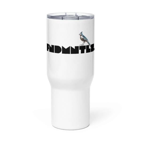 Travel Mug with handle : Keep your drinks handy on the go! by Shop FNDMNTLS - travel mug, dishwasher safe mug, FNDMNTLS