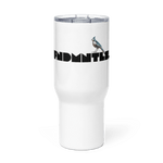 Travel Mug with handle : Keep your drinks handy on the go! by Shop FNDMNTLS - travel mug, dishwasher safe mug, FNDMNTLS