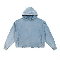 Vintage Washed Frayed-Hem Hoodie - Heretic - s Streetwear - casual wear - FNDMNTLS