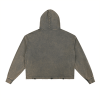 Vintage Washed Frayed-Hem Hoodie - Heretic - s Streetwear - casual wear - FNDMNTLS