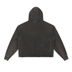 Vintage Washed Frayed-Hem Hoodie - Heretic - s Streetwear - casual wear - FNDMNTLS