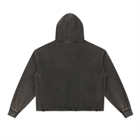 Vintage Washed Frayed-Hem Hoodie - Heretic - s Streetwear - casual wear - FNDMNTLS