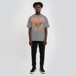 Web of Life Oversize Snow Washed T-Shirt by Shop FNDMNTLS - Tshirts, 100% Cotton, Casual Fashion
