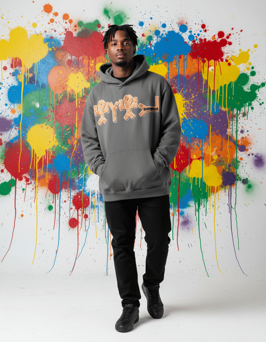 Yahuah High Neck Insulated Fleece Hoodie by Shop FNDMNTLS - hoodies, autumn winter fashion, Autumn Winter Wear